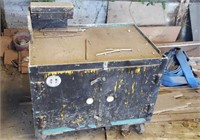 Metal Frame Rolling Cabinet 37 x 25 x 30