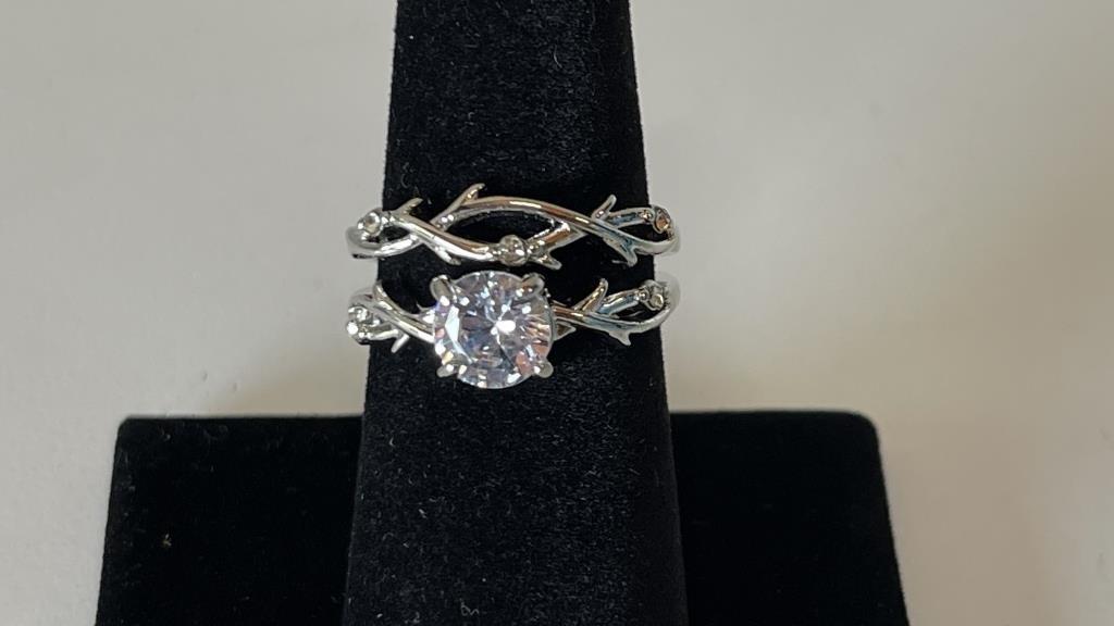 Diamond Solitaire Ring Set