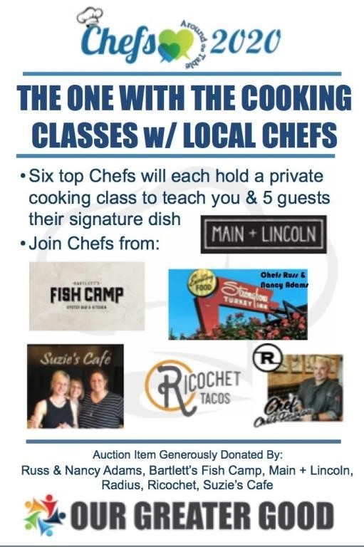 Chefs Around the Table - LIVE AUCTION ITEMS