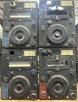 (4) WWII U.S. Army Transmitters