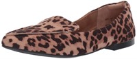 Essentials Women's Loafer Flat, Rose Leopard, 9.5