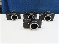 (4) PENTAX "ME" ~for parts or repair~ Cameras