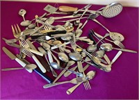 Huge Variety of Mixed Flatware, Rogers, Superior +