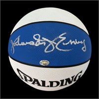 Julius Erving Philadelphia 76ers NBA Signed Basket