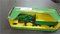 Jd Toy Tractor And Wagon In Box