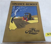 Advance-Rumely Oil Pull & Threshing Machines broch