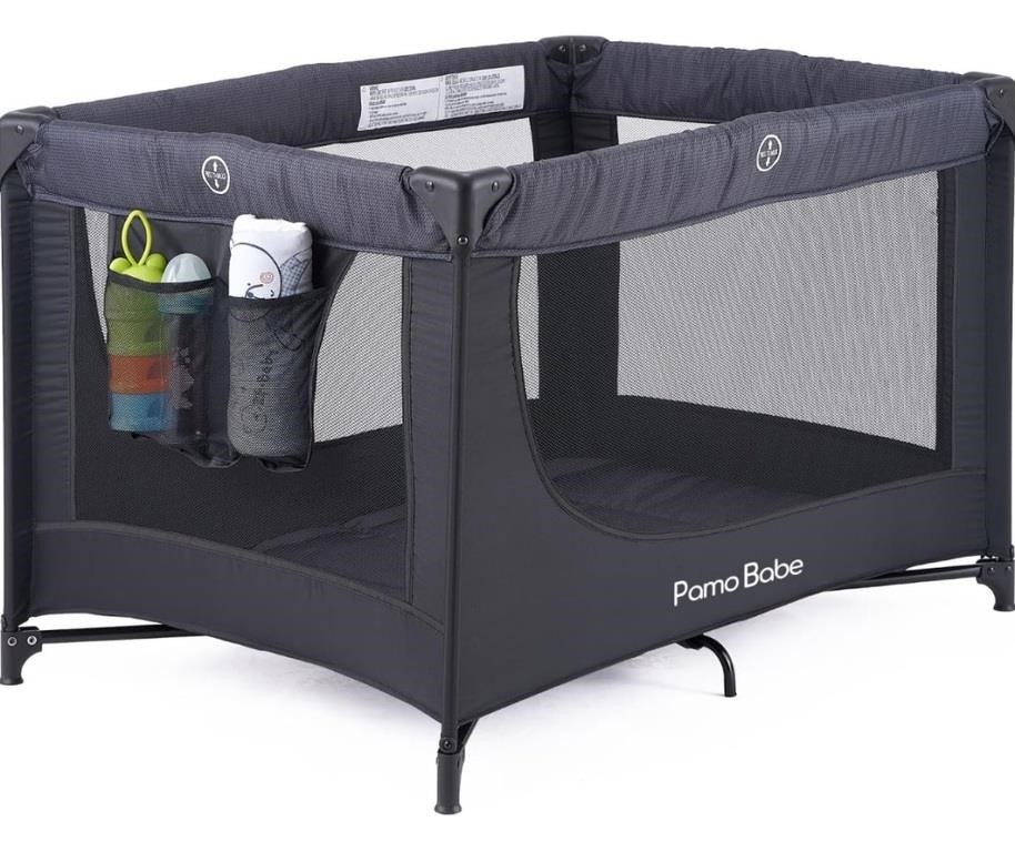 Portable Crib Baby Playpen with Mattress