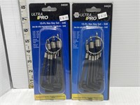 2- 10 pce hex key sets - SAE