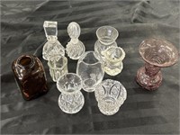 Glass Lot 10 Pieces Crackle Glass, Tobacco