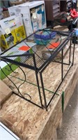 Metal folding patio table/ plant stand