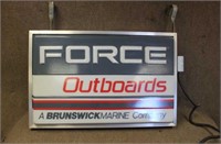 Force Outboard Hanging Sign, Double Sided