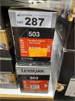 2 Lexmark 503 Toner Cartridges