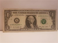 USA $1STAR note Semi Repeater SN1A Boston 00131314