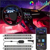 Bluetooth Car Interior Lights With Music Sync