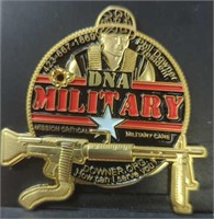 DNA military challenge coin