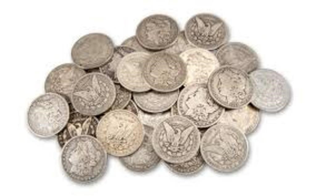 Bank Trust Coins-Silver-Morgan Dollars & More 517