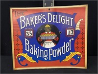 Bakers Delight Black Americana Cardstock Sign