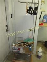 Metal Rolling Laundry Cart & Ironing Board