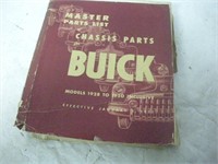 1928-1950 Buik Parts Catalog