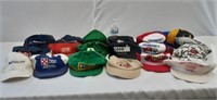 Collectible ball caps including case, green a