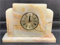 Marble Mantle Clock by Sessions Clock