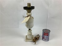 Lampe en albâtre 1930-40 (fonctionnelle)
