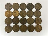 Set of 20 Wheat Pennies