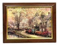 Framed Lamplight Lane Puzzle 300 Pieces
