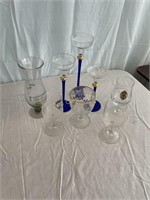 Misc. 8 Glass Set Including Romanian Crystal.