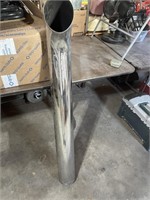 29" LONG 5” ROUND STAINLESS STEEL STACK