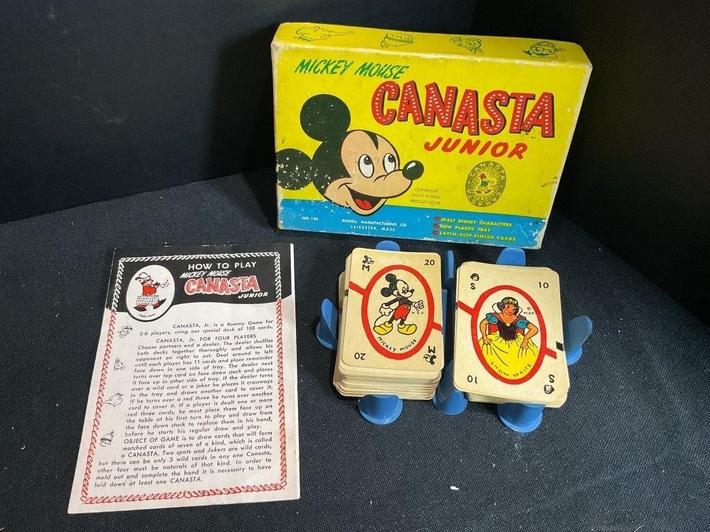 Mickey Mouse Canasta Jr. Card Game