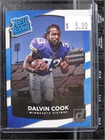 2017 DONRUSS DALVIN COOK RATED ROOKIE CARD
