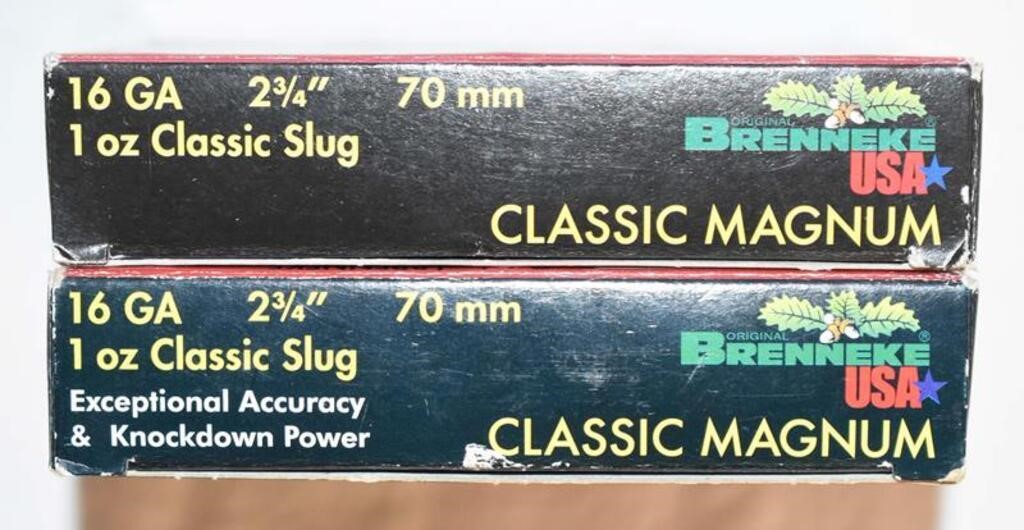 9 CARTRIDGES 16GA CLASSIC MAGNUM SLUG