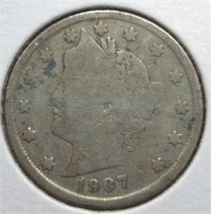 1907 Liberty Head V. Nickel