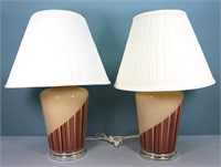 Pr. Ceramic Table Lamps