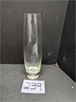 11 Inch Clear Glass Vase