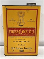 Firezone Oil H C SLEIGH Gallon Tin