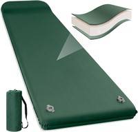 Self Inflating Sleeping Pad 78x25x4 in Green