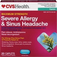 CVS Health Maximum Strength Severe Allergy & Sinus