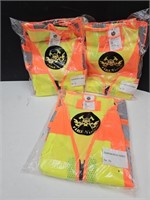 3 XL Safety Vests