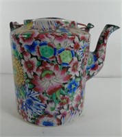 Decorated Floral Tea Pot