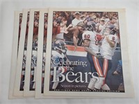 Chicago Sun-Times Celebrating The Bears - Lot of 5