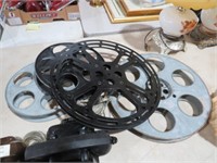 4 VINTAGE MOVIE REELS