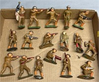 Antique Slush Metal Toy Soldiers Lot