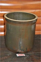Nice 10-gal brown stoneware jar
