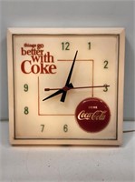 1960's Coca-Cola Light-Up Advertising Clock
