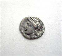 350-300 BC Aphrodite / Degasos VF+ Hemidrachm