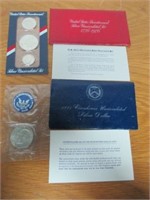 Uncirculated 1976 Silver Bicentennial Coin Set &