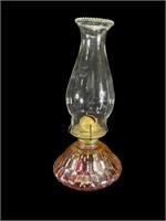 Antique Eagle Marigold Oil Lamp
