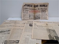 Vintage newspapers